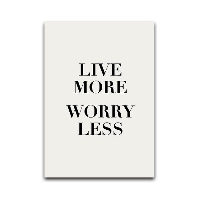 Canvas Painting Vintage Palm Leaf Landscape Poster Quotes Nordic Art Print Modern Scandinavian Wall Picture Living Room Decor