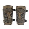 Retro Middle Ages Leather Forearm Guards Cosplay Bow Arm Protector Viking Armband Bracelet Stage Props