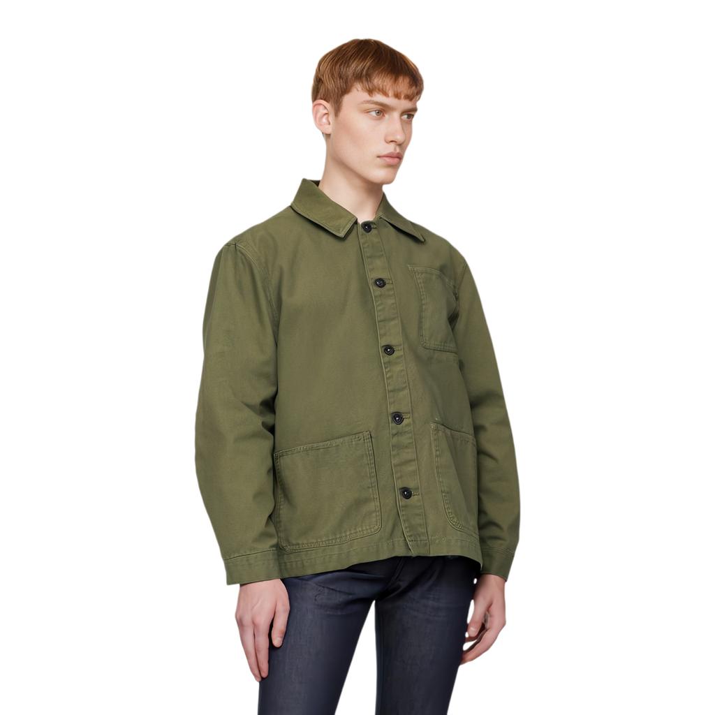 Timberland Solid Color Multi-Pocket Lapel Casual Jacket Men Jackets Cassel-Green A2PB1-590