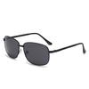 Polarized Sunglasses Photosensitive Discoloration Fishing Watch Bleaching Men'S Black Metal Sunglasses Glasses Factory