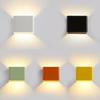 LED-Wandleuchte: Auf/Ab Innen Quadratisches Licht für Treppenhaus, Flur, Hotel Nachttisch - COB Design