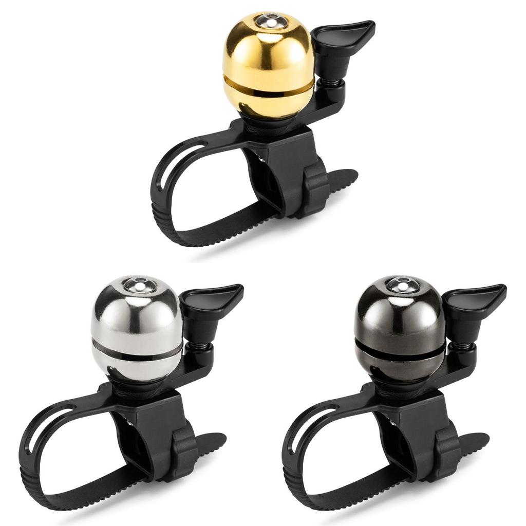 Bicycle Mini Ball Shaped Bell With Copper Horn For Mountain Bike Cycling Gear