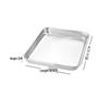 Rectangular Stainless Steel Barbecue Tray