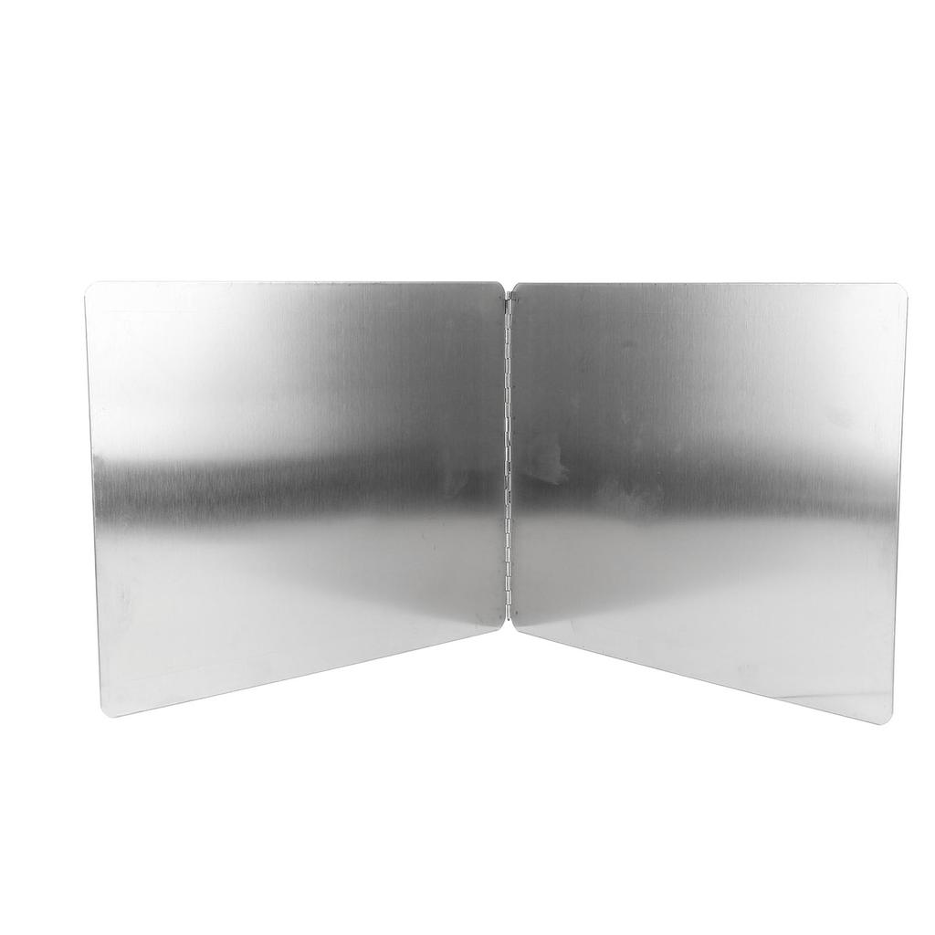 Stove Grease Shield 2 Sided Heat Resistant Anti Stick Coating Stainless Steel Stove Splatter Guard