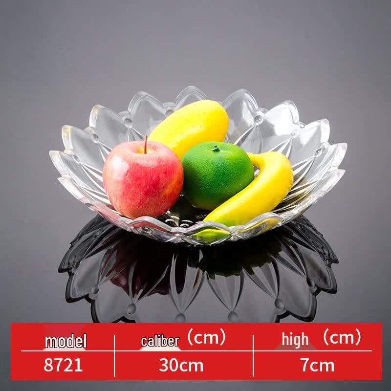 Qianxing Acrylic Plastic Lotus Fruit Plate
