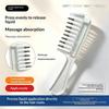 Portable Transparent Hair Root Comb Liquid Guide Applicator Scalp Massage Comb Hair Oil Serum Brush Anti-Leak Hair Care Tool