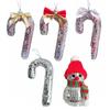 Creative Disco Crutch Ornaments Mini Christmas Hanging Ornament  Hanging Ornaments