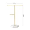 Metal Plated Ring Storage Rack Stable Base Jewelry Hanging Holder  Retail Display
