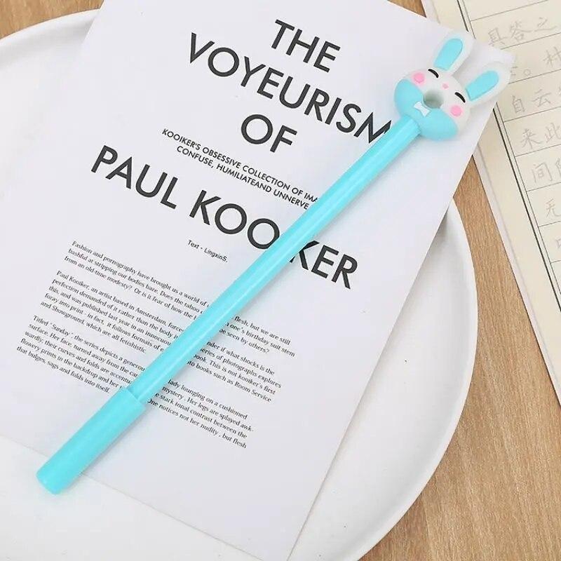 

Милый мультяшный кролик гелевые ручки Kawaii канцелярские принадлежности материал офисные школьные принадлежности детские подарки 1 шт.