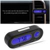 LED Backlight, 2 In 1 for Car Vehicle Interior,   LED Electronic Watch, Digital Clock, Thermometer, Voltmeter