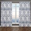 Bohemian Elephant Pattern Printed Curtains   Christmas Decorations   Bedroom and Living Room   Home Decoration   Room Decoration