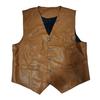 Vest V Neck Single-breasted Western Sleeveless Men Waistcoat for Horseback Riding