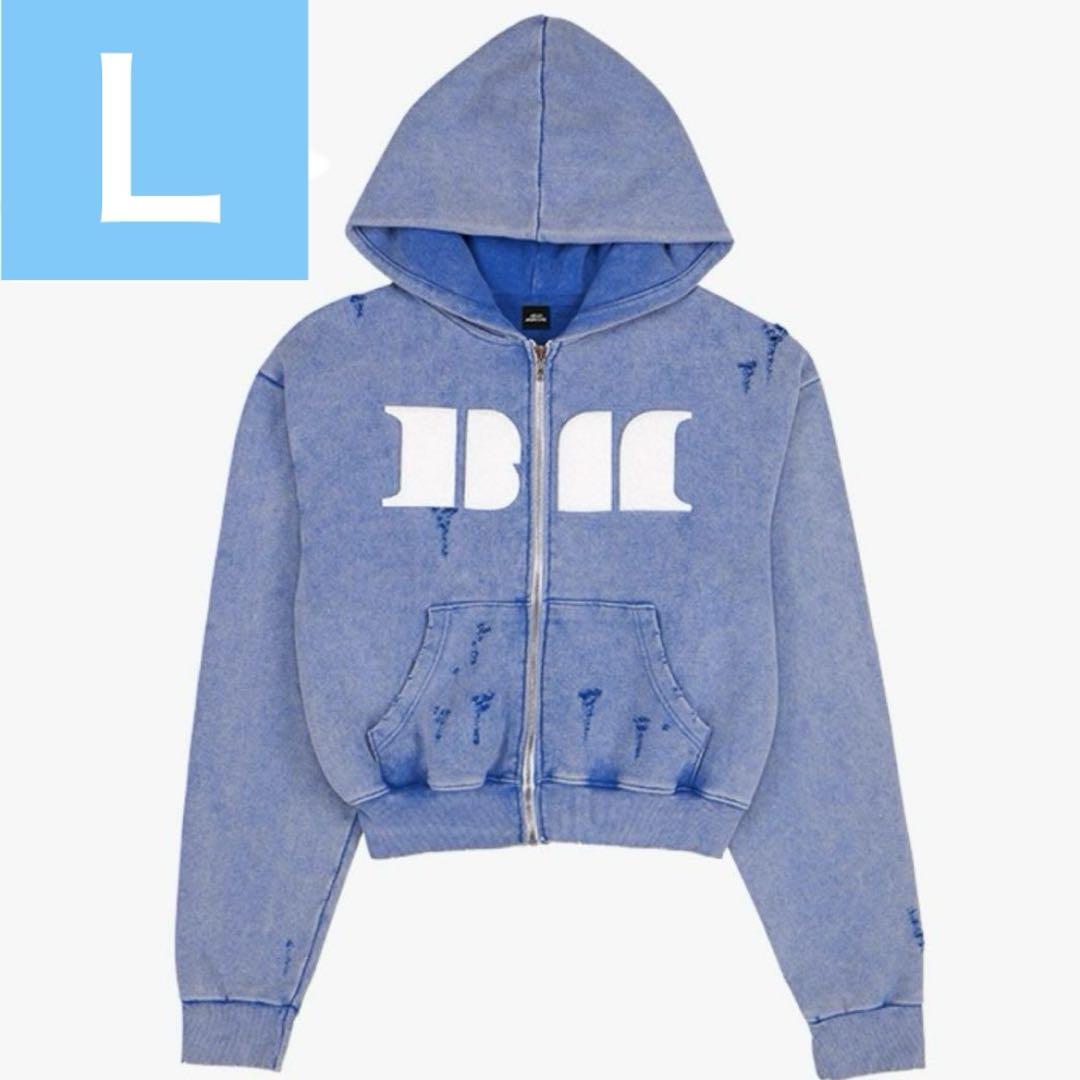 

[USED] BABYMONSTER Hoodie Parka Sky Blue L Seoul Con Waltz