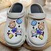 Labubu Přívěsky Pantofle Dekorativní DIY Doplňky Boty Květina Sandály Ozdoby Ozdoba na Boty Spona na Boty