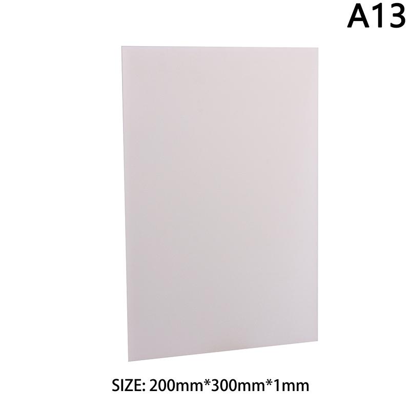 

1 шт. ПС Твердый пластиковый рассеиватель Лист Толщина Пластик Светодиодная лампа Молочно-полупрозрачные Заготовки Пластина 1 мм 1,5 мм 2 мм 3 мм DIY Поделки