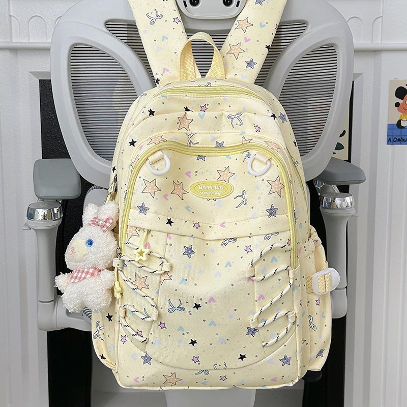Schulranzen high value Rucksack klein frisch süß Mittelschule College-Student Schulranzen große Kapazität lässig vielseitig Rucksack
