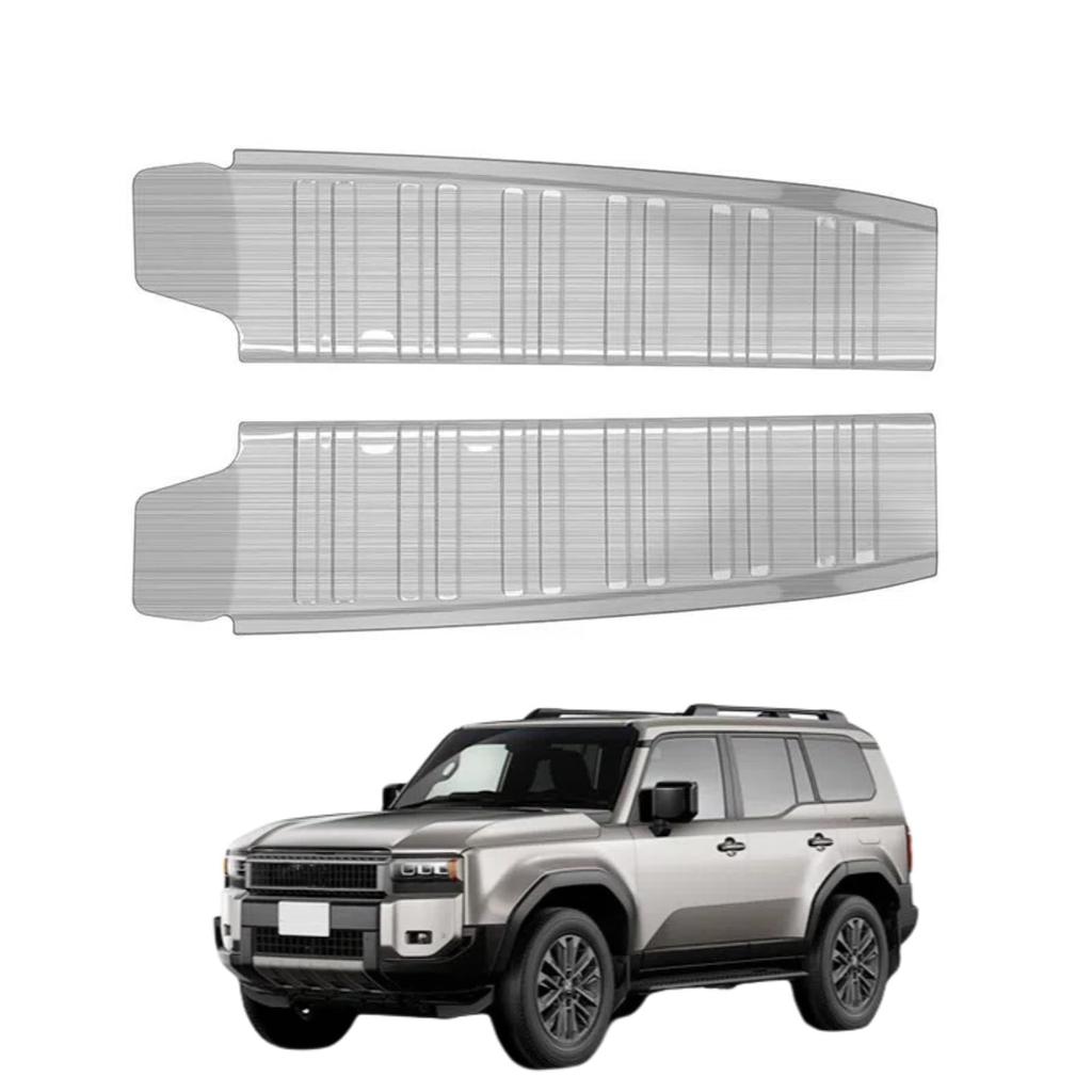 Compatible with the New Land Cruiser 250 Series LC250 Custom Parts and Rear Step Guard Bumper Interior Bumper Protective Stainless Steel for Land