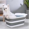 Safety Security Cat Dog Bath Baby Shower Portable Silicone Pet Bath Tubs Bath Accessories Baby Folding Non-Slip Bathtub