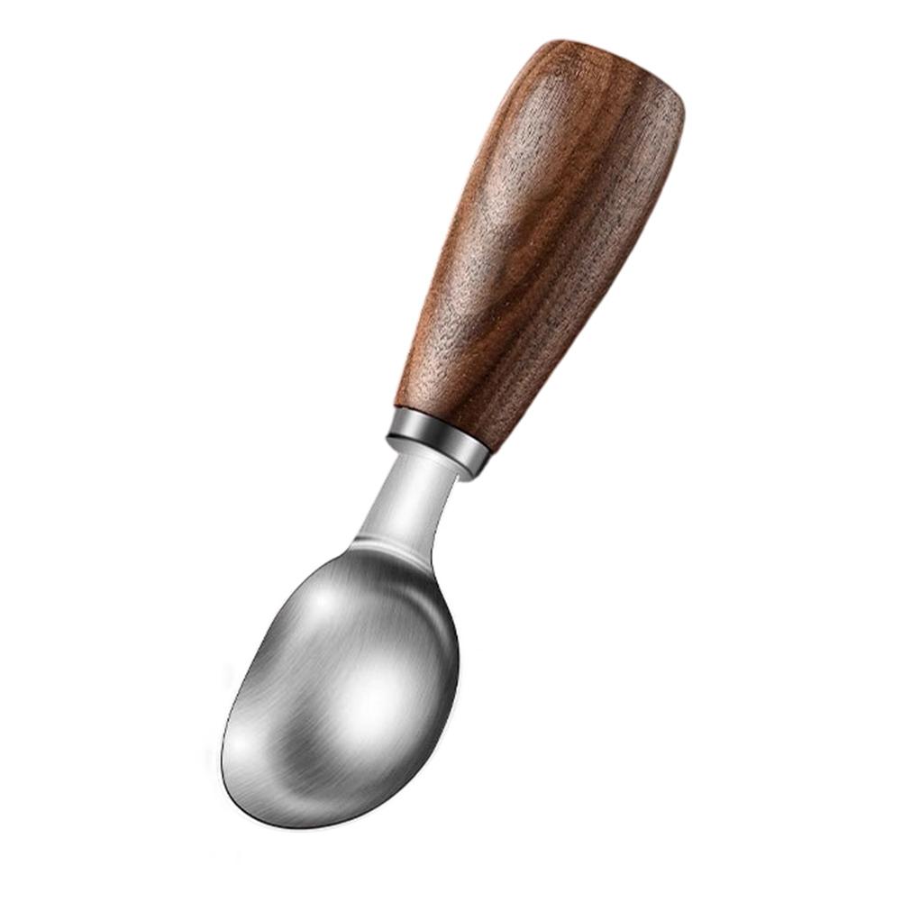 Wooden Handle Stainless Steel Coffee Scoop Tablespoon Baking Tools Coffee Measuring Spoon Set Bartending Scale Accessories
