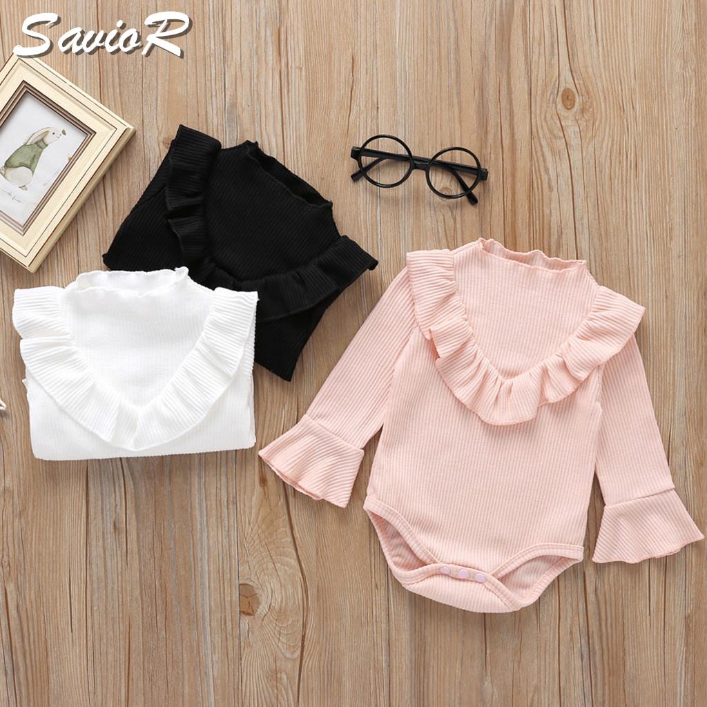 frill sleeve bodysuit baby