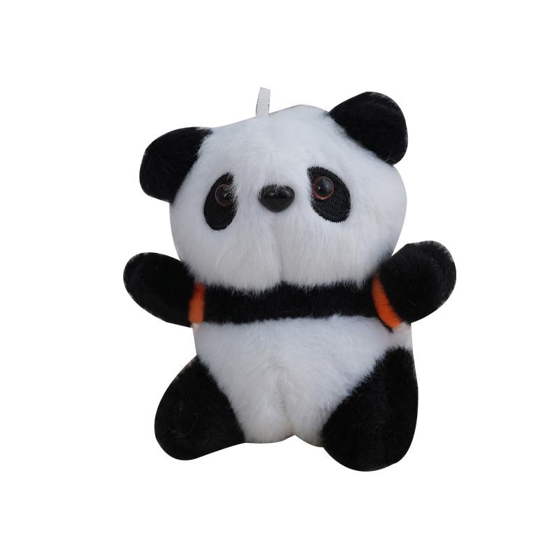 Sweet Plush Panda Keychain Cozy Avocado Carrot Strawberry Charm Backpack