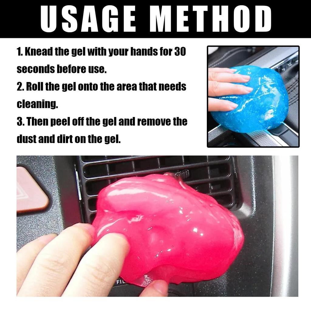 RAYHONG Car Cleaning Gel Car Interior Seat Waterless Renovation Cleaning Portable Stain Remover