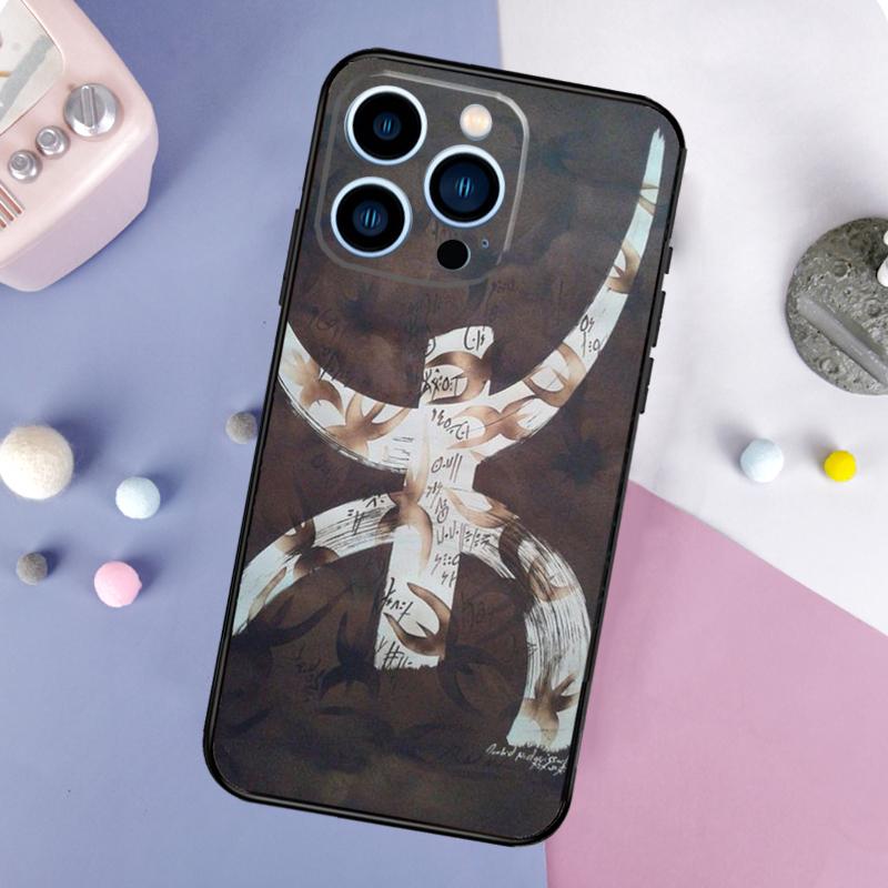 Amazigh Berber Symbol Case For iPhone 16 15 14 Pro 11 12 13 Pro Max XS X XR Plus 12 13 Mini Soft Cover