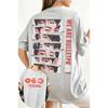 BTS Arirang Fans T-shirt Women Men Kpop Graphic Short Sleeve Streetwear Y2k Oversized Casual Loose High Quality Top Female Male Clothing