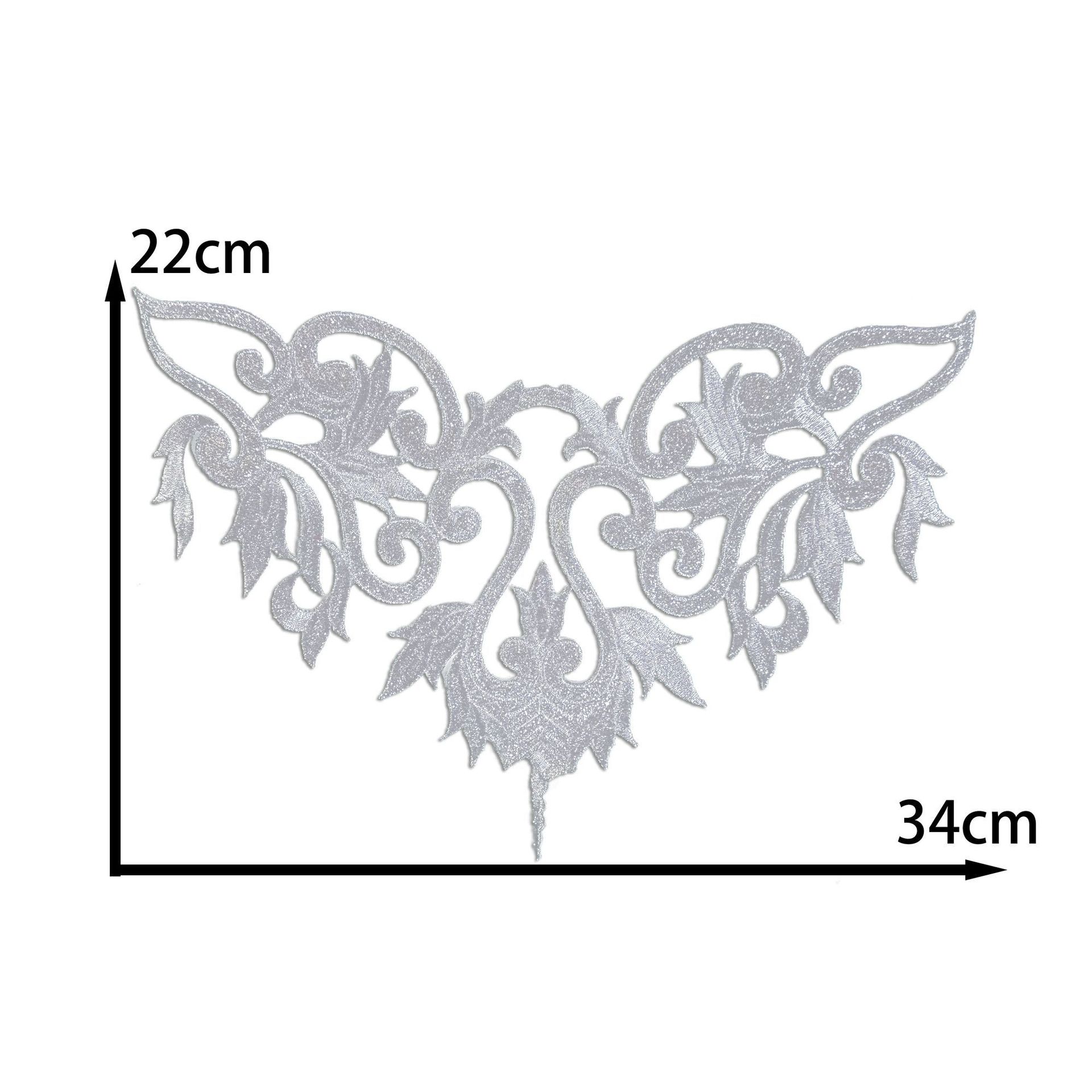 

Вышивка с узором жимолости, тканевая наклейка, сценический костюм для оперы, старинный костюм, одежда для выступления, нашивка с горячим тиснением, сделай сам, аксессуары для одежды ручной работы