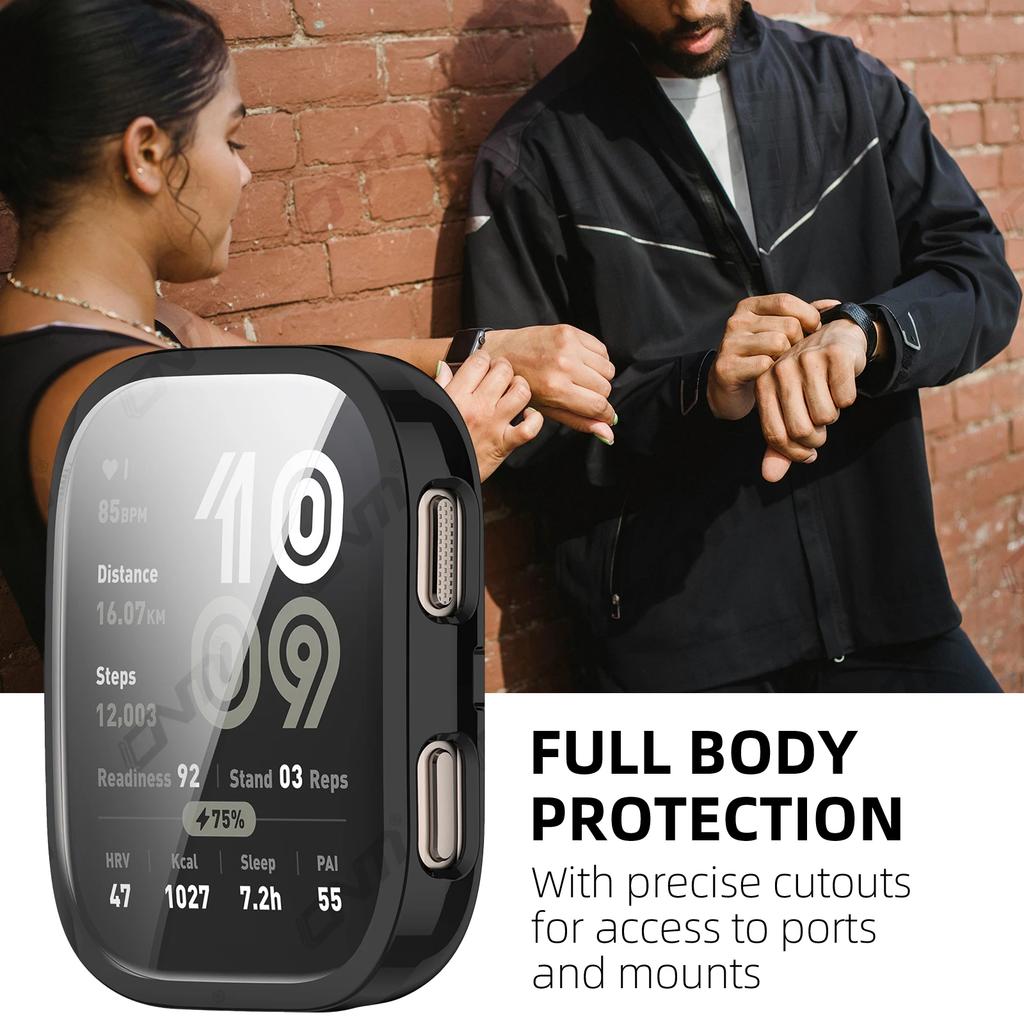 Case for Amazfit Bip 6 Screen Protector Case Soft TPU All-Around Protective Bumper Cover Shell for Amazfit Bip6 Accessories