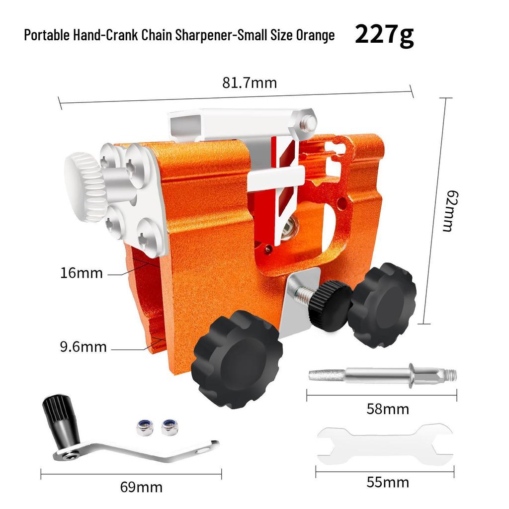 Portable Multifunctional Hand-Crank Chainsaw Sharpener