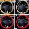 38cm Universal Steering Wheel Cover Soft Artificial Leather Braid Steering Wheel Cover Sport Styling Cover Interior Accessories