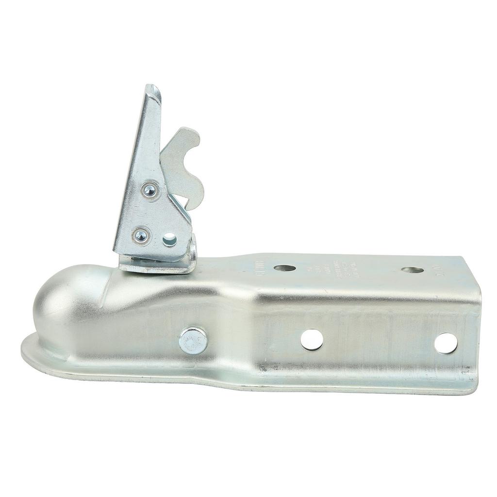 Straight Tongue Trailer Coupler 2in Hitch Ball 3in Channel 3500 Load Capacity for 76mm Square Tube