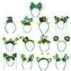 StPatricks Day HairHoop for Irish National Day Celebration Glittering Powder Headband for Theme Party Festival Gathering