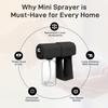 Professional Disinfectant Fogger Machine, 380ml Wireless Fine Particle Sprayer Gun Handheld Sanitizer Fogger, Blue Light Foggers for Touchless