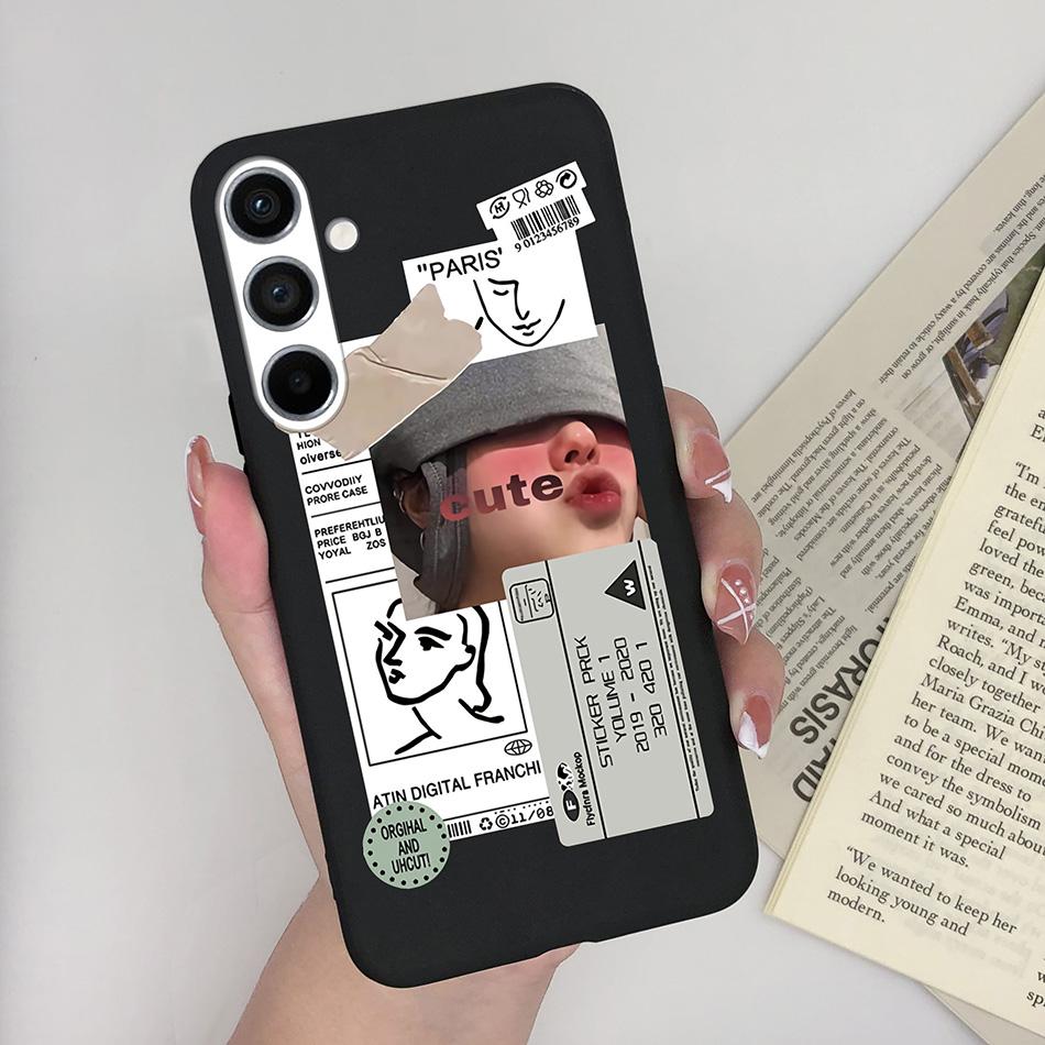 Für Samsung A54 5G Hülle Niedliche Weiche Silikon TPU Rückseite Für Samsung GalaxyA54 A 54 Handyhülle auf SamsungA54 Coque Bumper Funda
