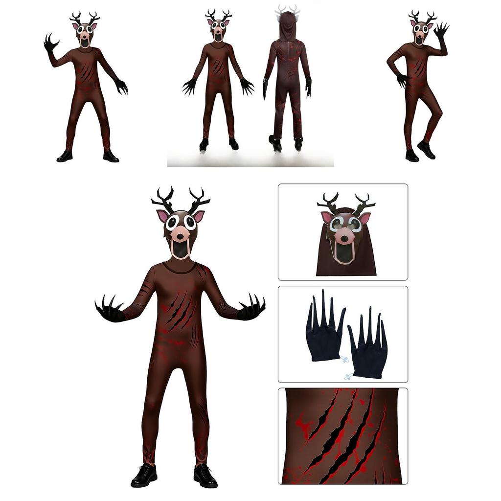99 nocí v lese Kostým sobíka na Halloween pro dospělé z polyesterové látky pro cosplay a party akce
