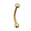 1 τεμ. G23 Δαχτυλίδι Φρυδιών από Τιτάνιο Piercing Εξωτερικό Σπείρωμα Καμπύλο Barbell Banana Piercing Φρυδιών Χόνδρος Αυτιού Tragus Κοσμήματα Σώματος