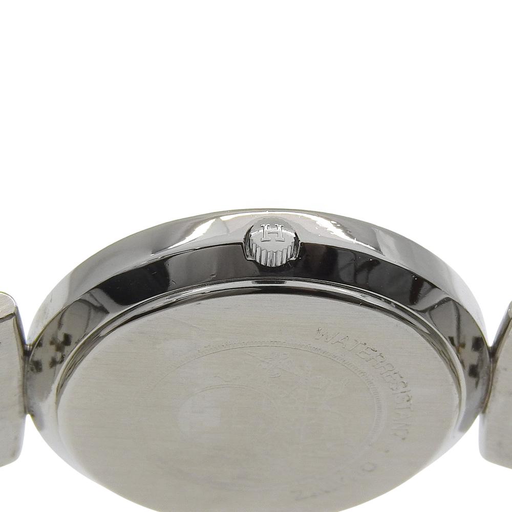 HERMES Serie Watches IvoryDial Stainless Steel Quartz Analog display unisex Used