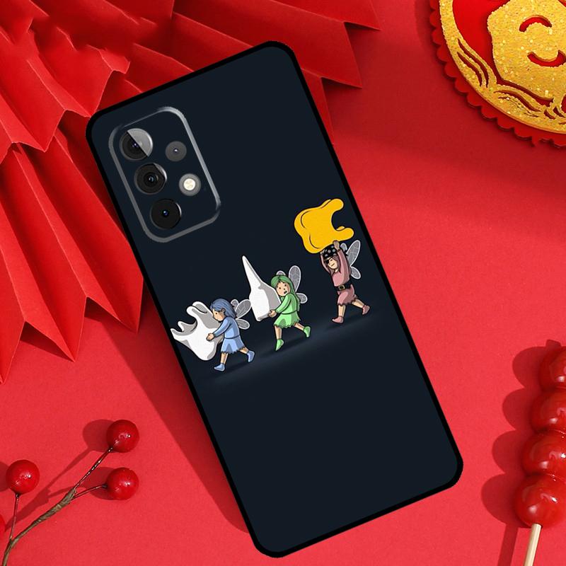 Dentist Tooth Pattern Case For Samsung Galaxy M21 M31 M35 M12 M13 M14 M15 M06 M16 M36 M56 M53 M32 M52 M55 M34 M54