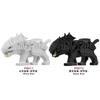 MOC Mediaeval Times Building Blocks Orc Mounts Wolf Flags Army Soldiers Character Accessories Bricks Animal Toys Gifts R064 DIY