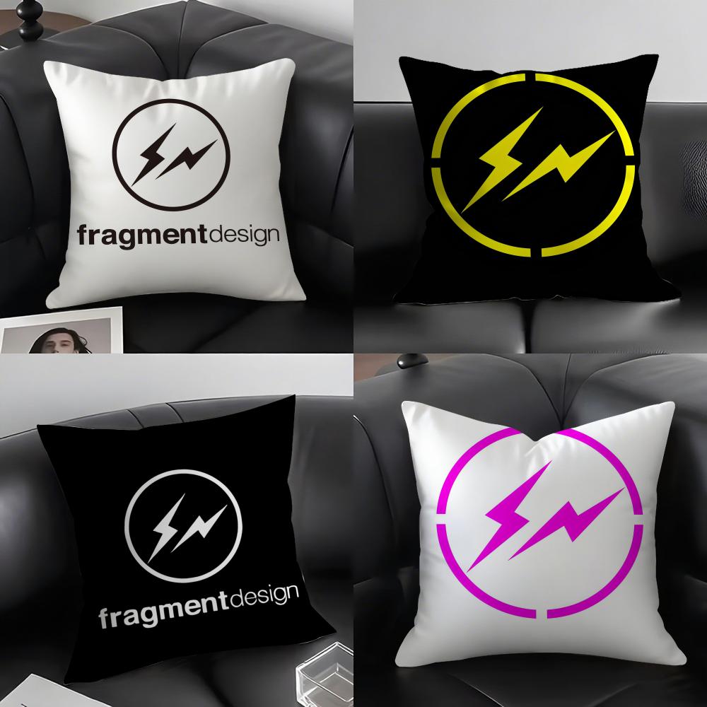 Lightning F-Fragment Designs Cushion Cover Pillowcase Ultra Soft Skin Friendly Fabric Cloud Like Comfort & Concealed Zipper