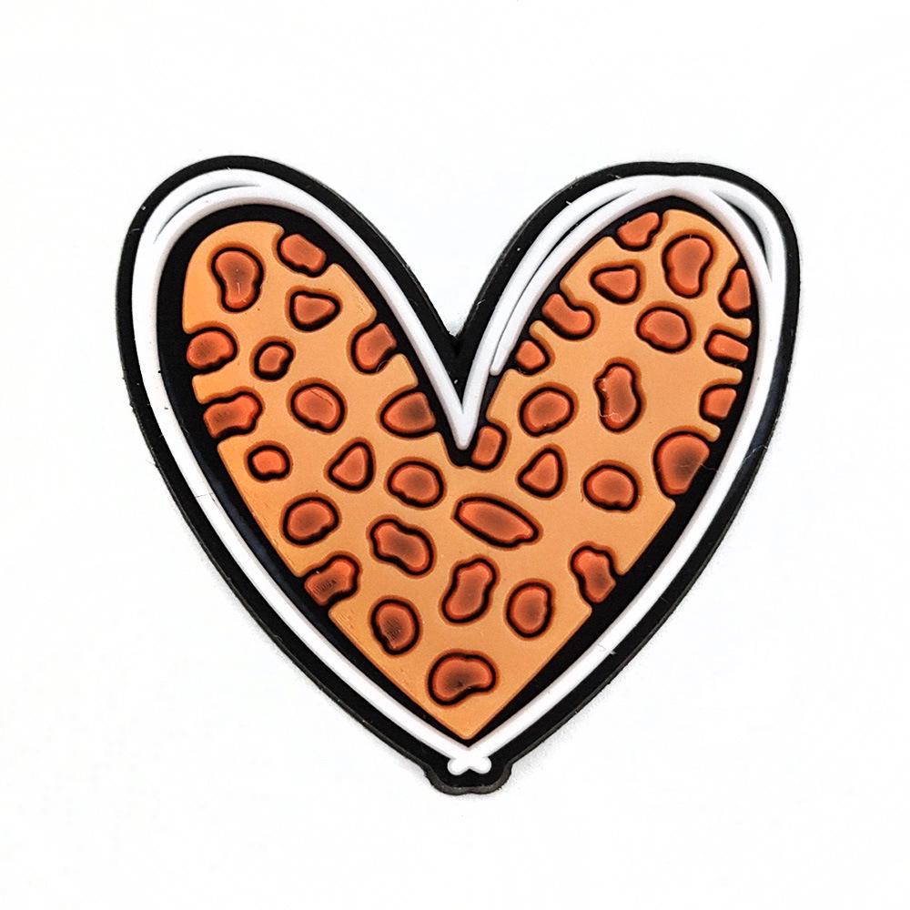 Přívěsky na dřeváky s leopardím vzorem: Osobnostní PVC Měkká Guma Zahradní Doplňky