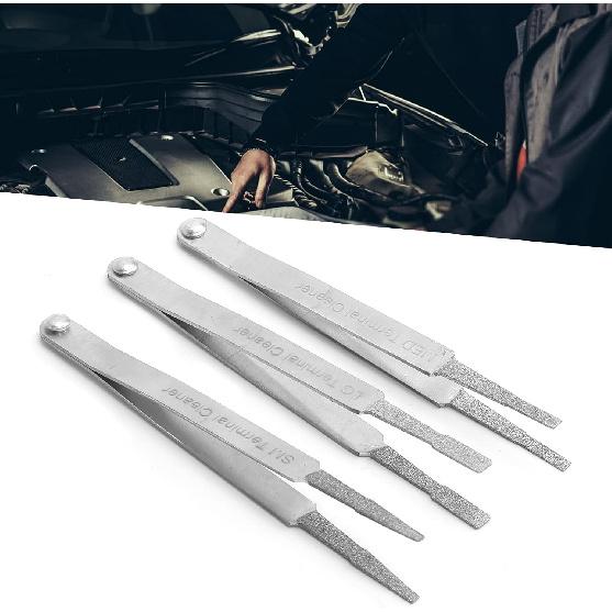 3Pcs Diamond Grip Terminal Cleaner Set, Electrical Terminal Cleaner for Small Electrical Spade Pin Connector