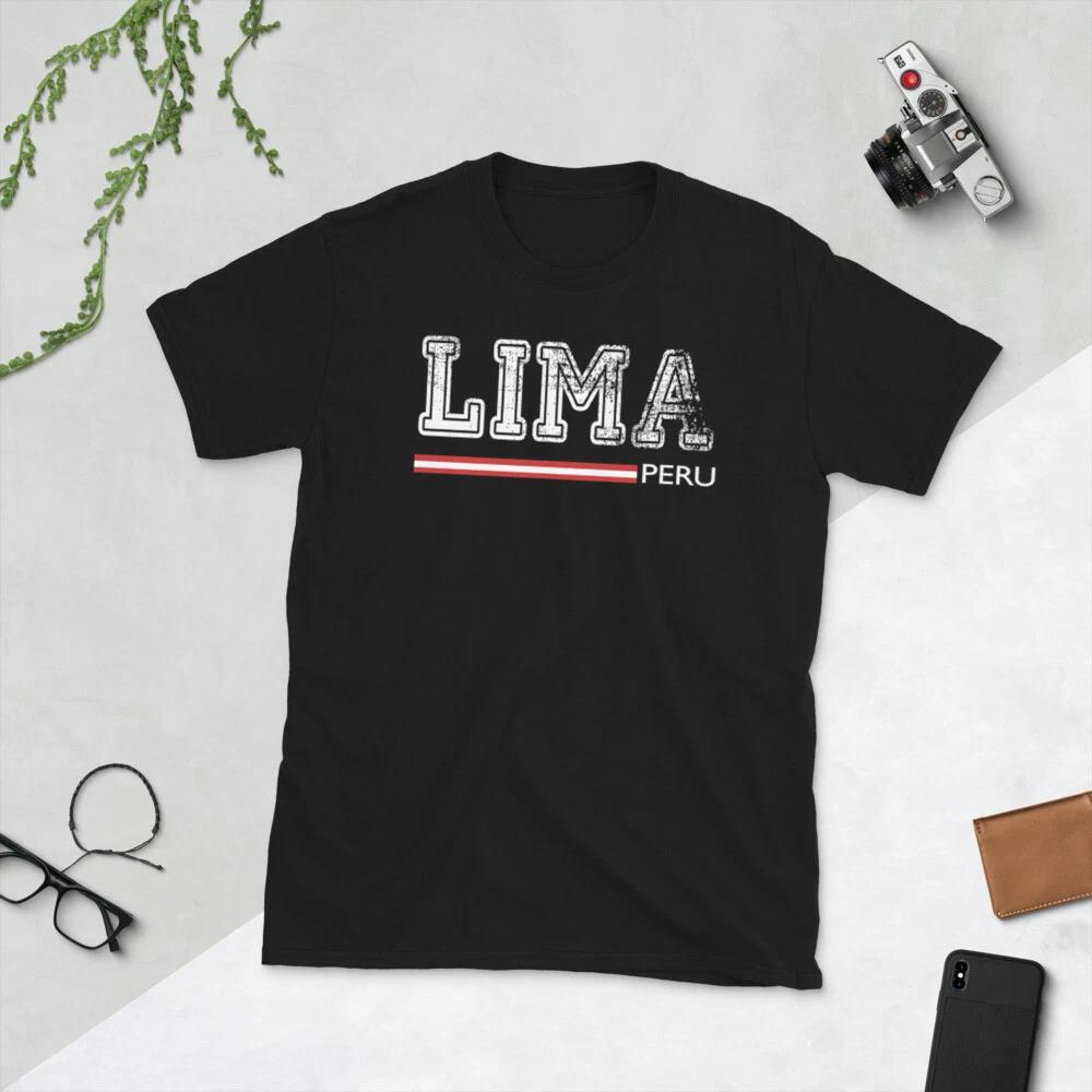 LIMA PERU BANDERA PERUANA PERUVIAN PRIDE GRAPHIC Short-Sleeve Unisex T-Shirt 4XL