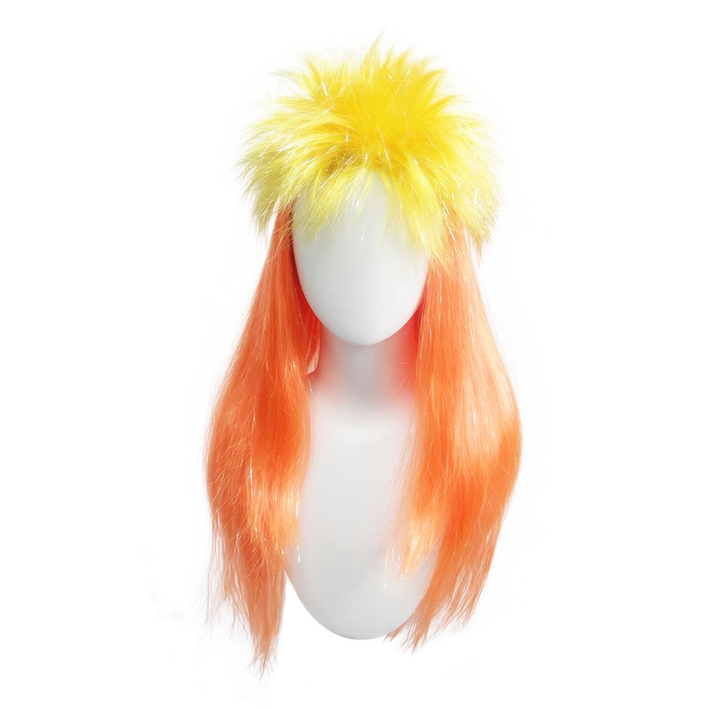 New Kill Matt Long Straight Hair Synthetic Wig Chemical Fiber Fluffy Punk Rock Style for Halloween Party
