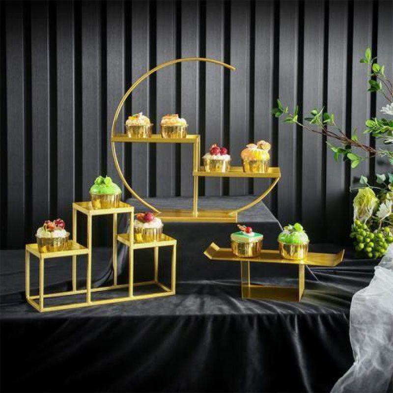 European Dessert Table Stand Set: Elegant Wedding Ornament for Cakes, Pastries, Buffets & Tea Towers