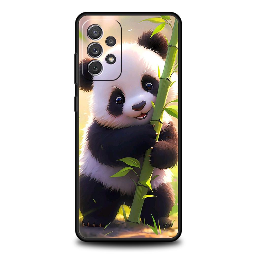 

Cartoon Lovely Panda Phone Case for Samsung Galaxy A15 A14 A25 A54 A34 A51 A71 A72 A73 A32 A52 A52S A11 A21S A31 A41 Soft Shell Samsung A41