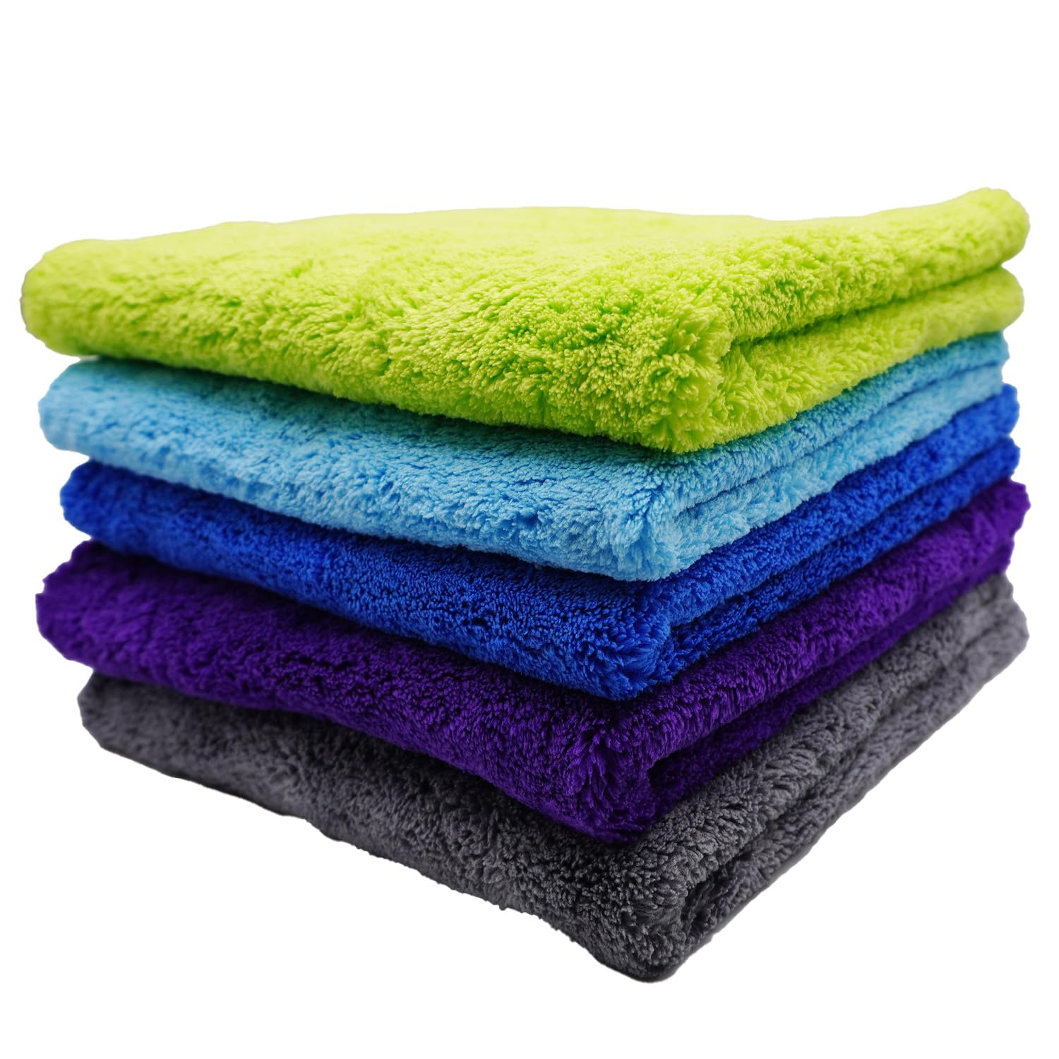 

Garacoat Microfiber Car Wash Towel, Super Absorbent Cleaning Dryer Cloth, Set of 5 40cm×40cm синий
