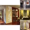 Adesivos de Parede Espelhados Acrílicos de Alta Qualidade Para Decoração Moderna de Casa/Quarto 3D